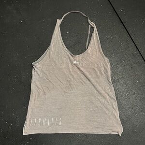 Les Mills Reebok Women's Light Gray Tank Top